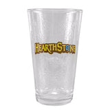 Hearthstone 16oz Pint Glass in Yellow- Front View