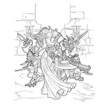 World of Warcraft: An Adult Coloring Book in White - Page View