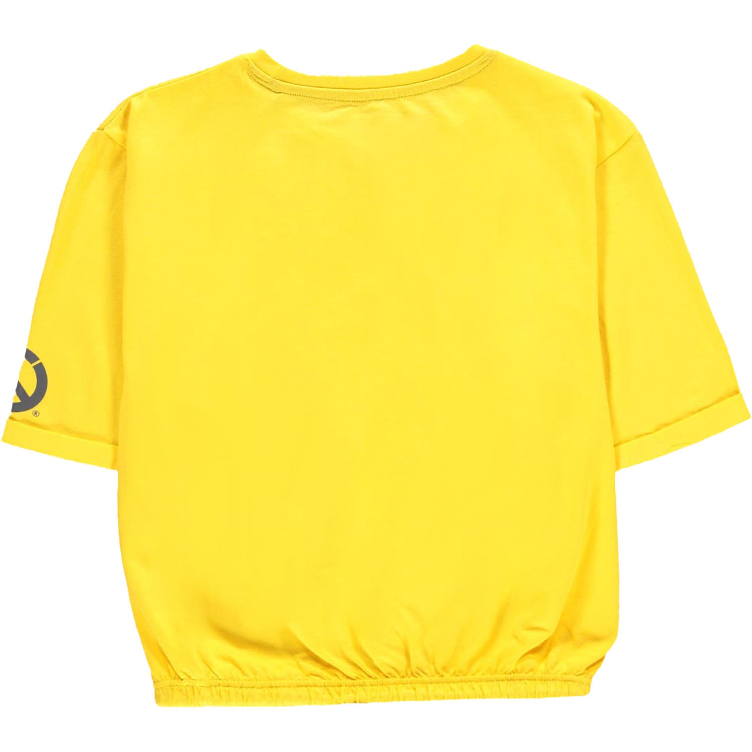 Overwatch Mercy Women's Yellow Wings Cropped T-Shirt - Back View