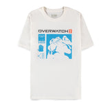 Overwatch 2 Winston White Tank T-Shirt - Front View
