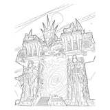 World of Warcraft: An Adult Coloring Book in White - Second Page View
