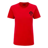 World of Warcraft Horde Women's Red T-Shirt - Front View
