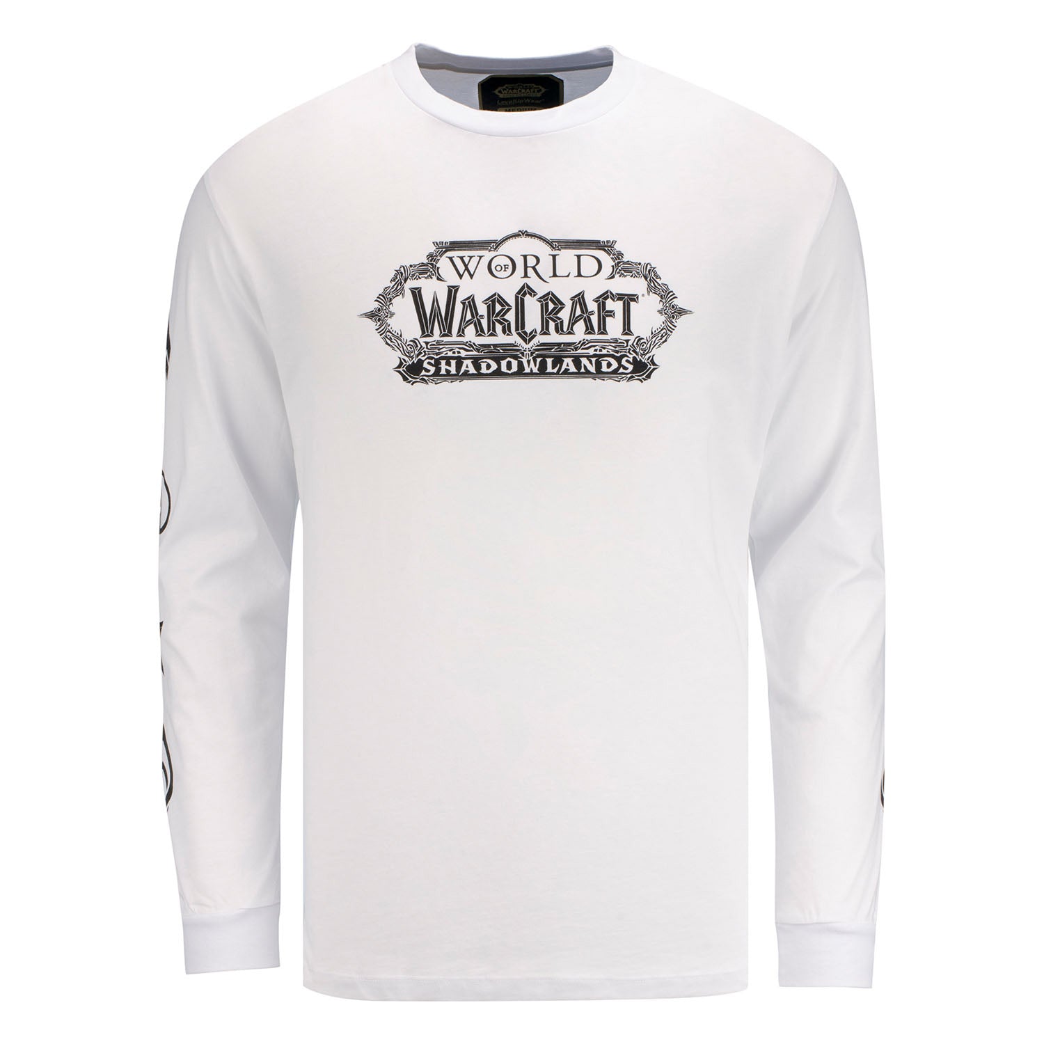 World of Warcraft: Shadowlands Factions White Long Sleeve T-Shirt - Front View