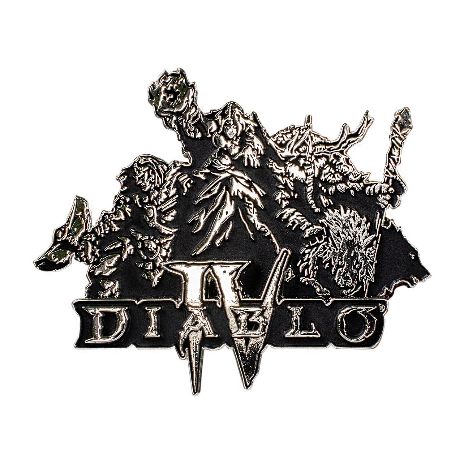 Diablo IV Classes Collector's Edition Pin in Grey - Pin View