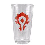 World of Warcraft Horde 16oz Pint Glass
