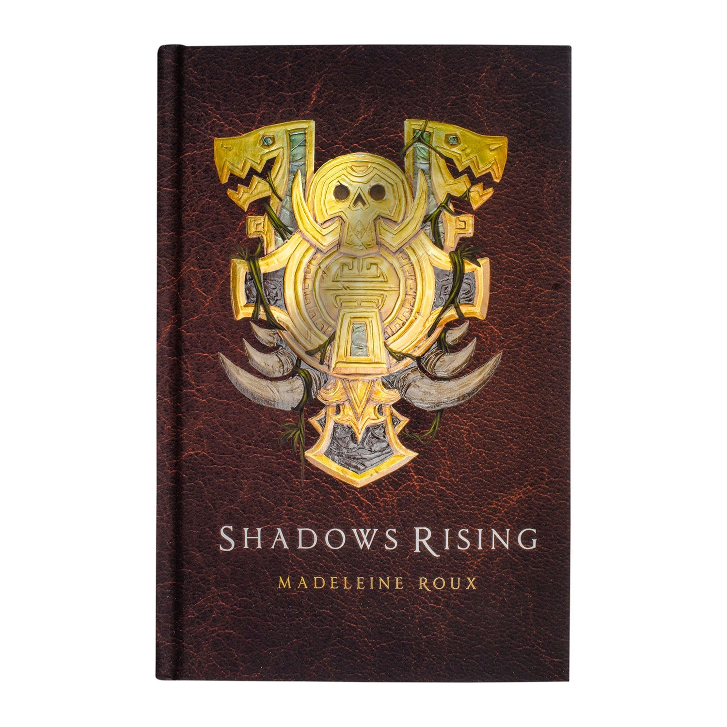 World of Warcraft: Shadows Rising Special Edition Signed Book in Brown - Front View