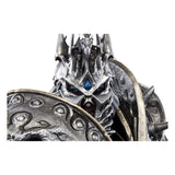 World of Warcraft Lich King Arthas 26" Premium Statue in Grey - Zoom Face View