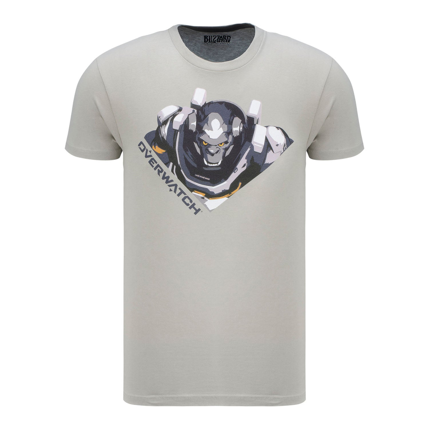 Overwatch Winston Grey T-Shirt - Front View