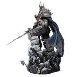 World of Warcraft Lich King Arthas 26" Premium Statue in Grey - Back Left View