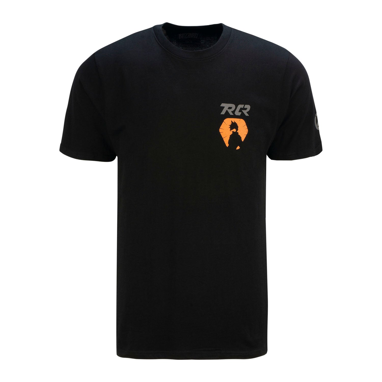 Overwatch 2 Tracer Black Oversize T-Shirt - Front View