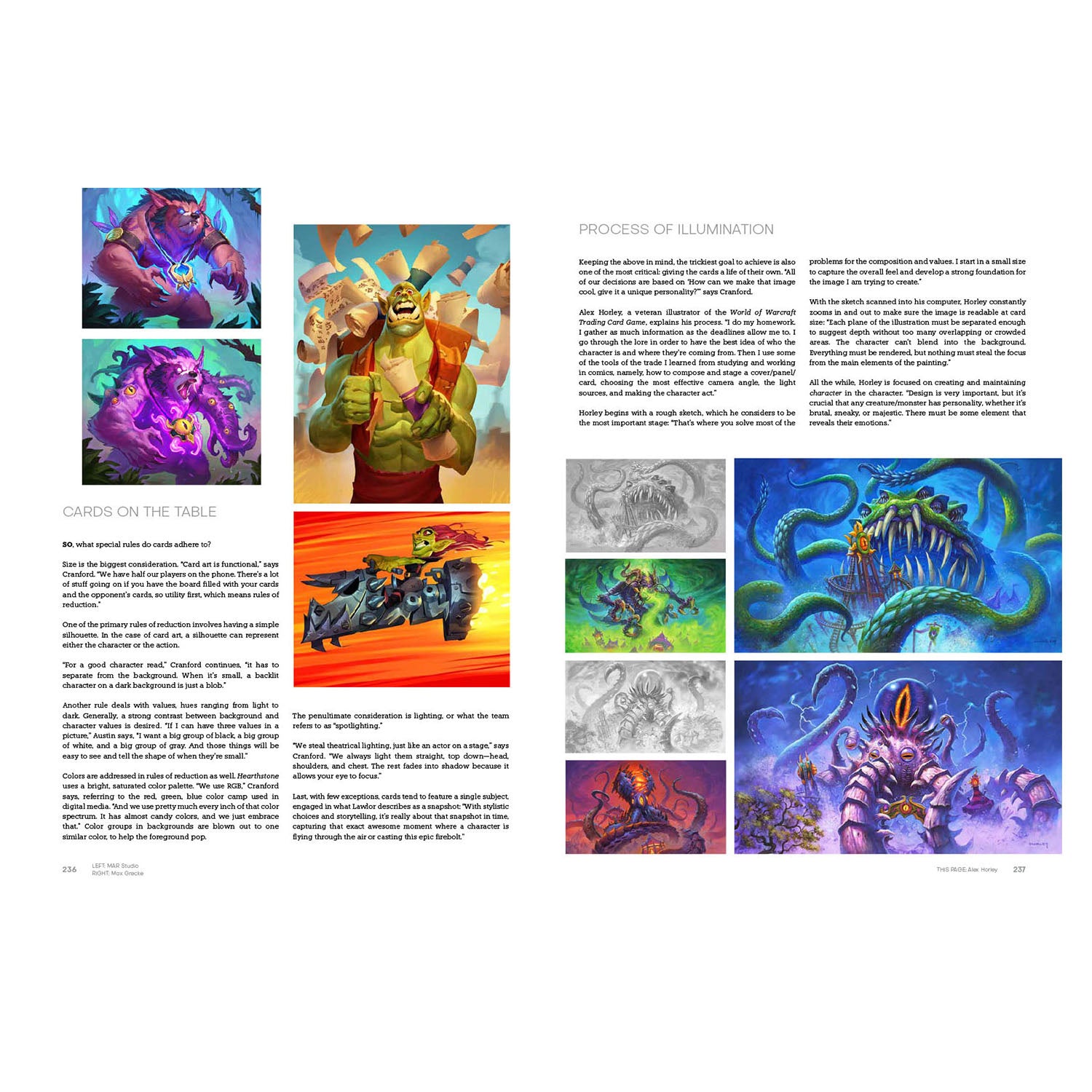 Blizzard Entertainment: Forging Worlds - Stories Behind the Art of Blizzard Entertainment in Blue - First Page View
