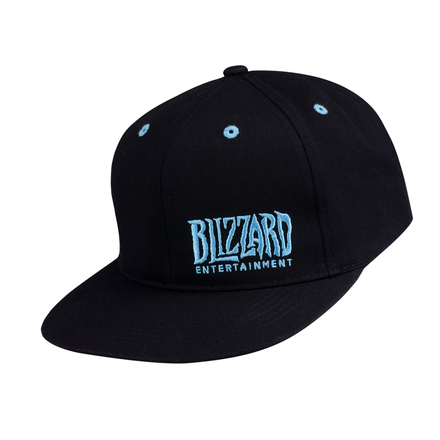 Blizzard Entertainment Black Flatbill Snapback Hat - Left View
