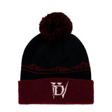 Diablo IV Black Pom Beanie - Front View