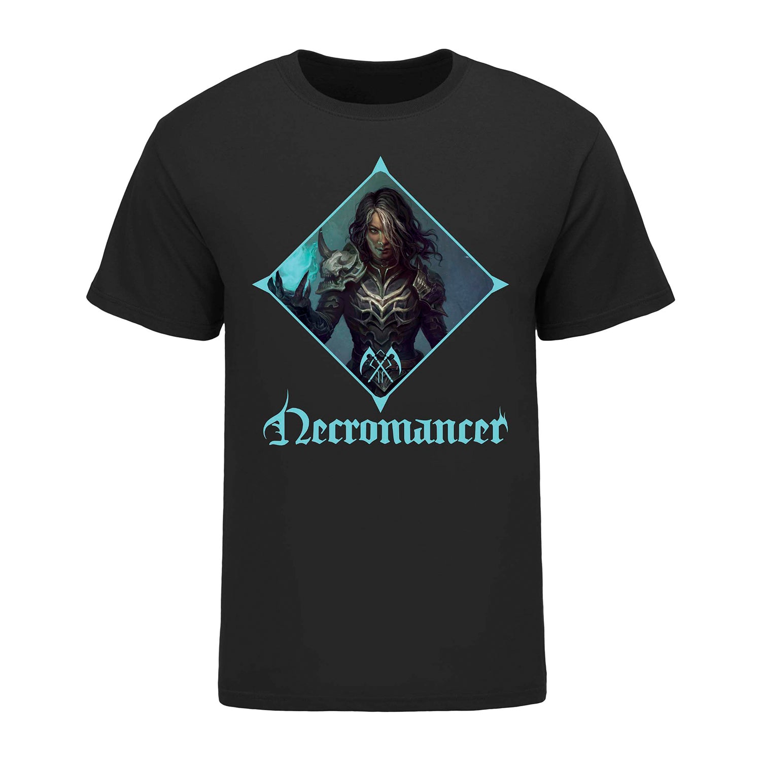 Diablo Immortal Necromancer Urban Edge Black T-Shirt - Front View