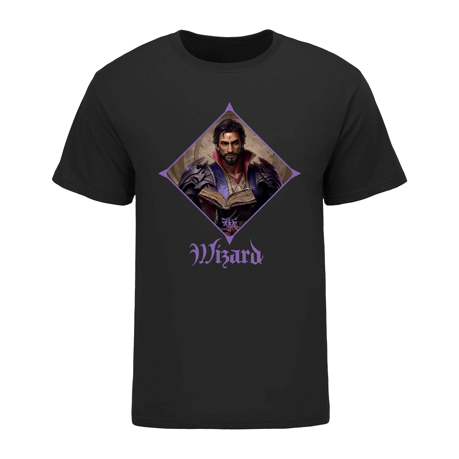 Diablo Immortal Wizard Urban Edge Black T-Shirt - Front View
