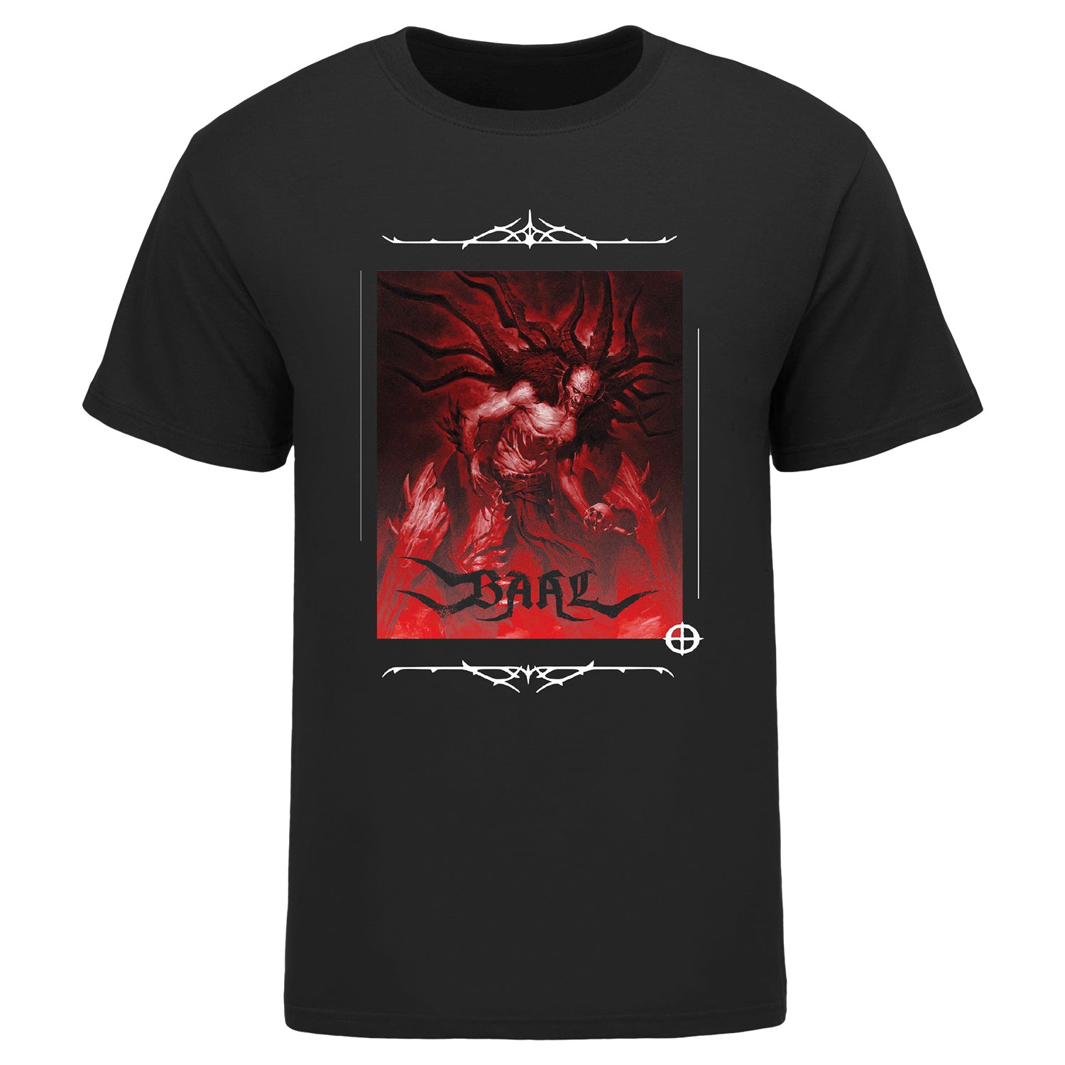 Diablo Immortal Baal Black T-Shirt - Front View