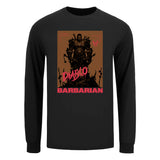Diablo Immortal Barbarian High Contrast Black Long Sleeve T-Shirt - Front View