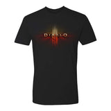 Diablo III Logo T-Shirt - Front View Black Version