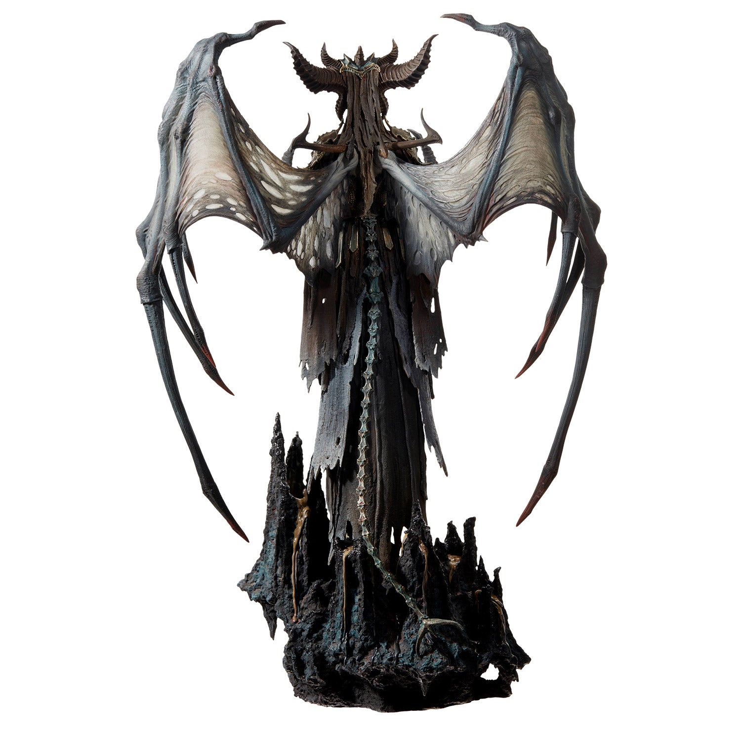 Diablo Lilith 24.5" Premium Statue in Black - Back View