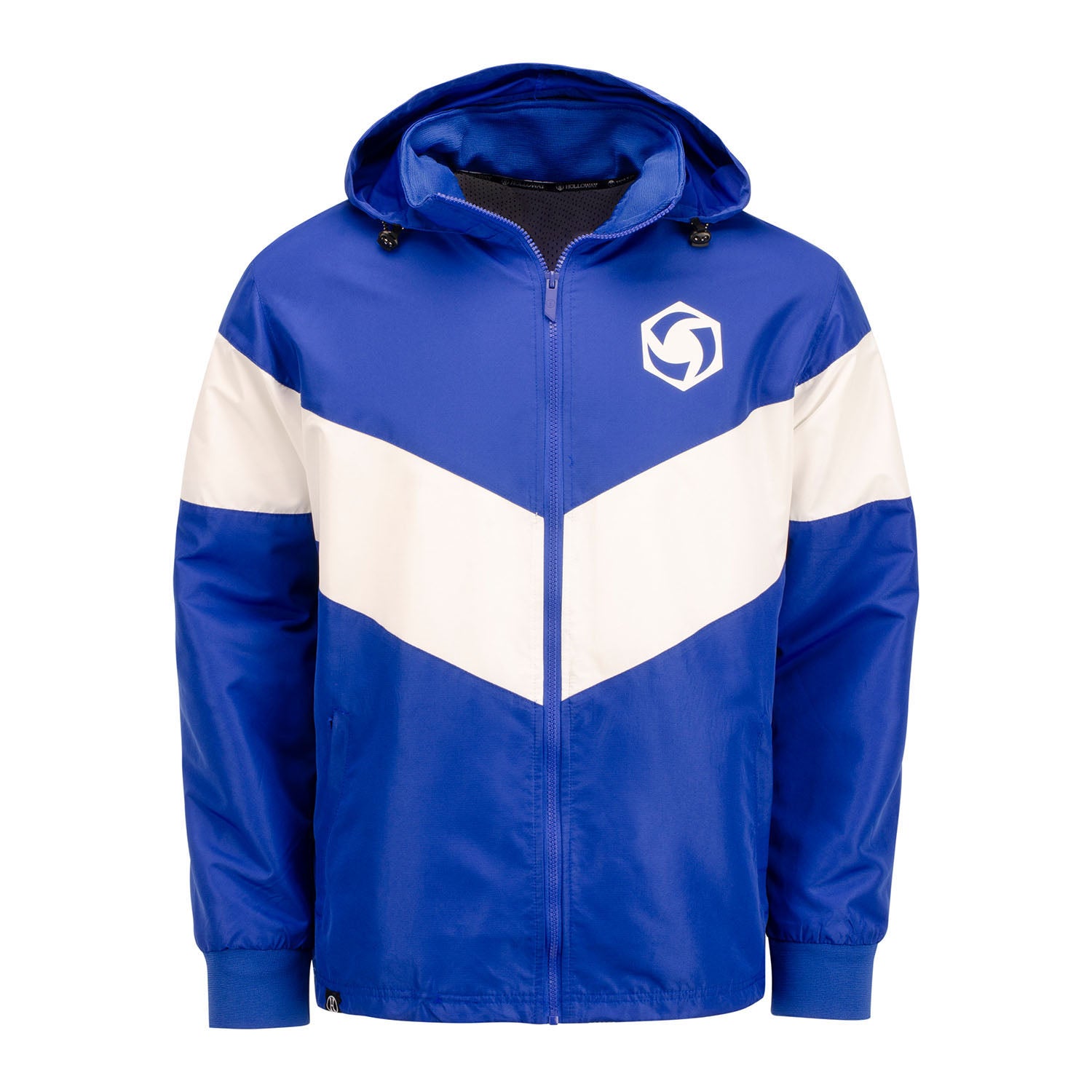 Heroes of the Storm Royal Blue Color Block Jacket - Front View