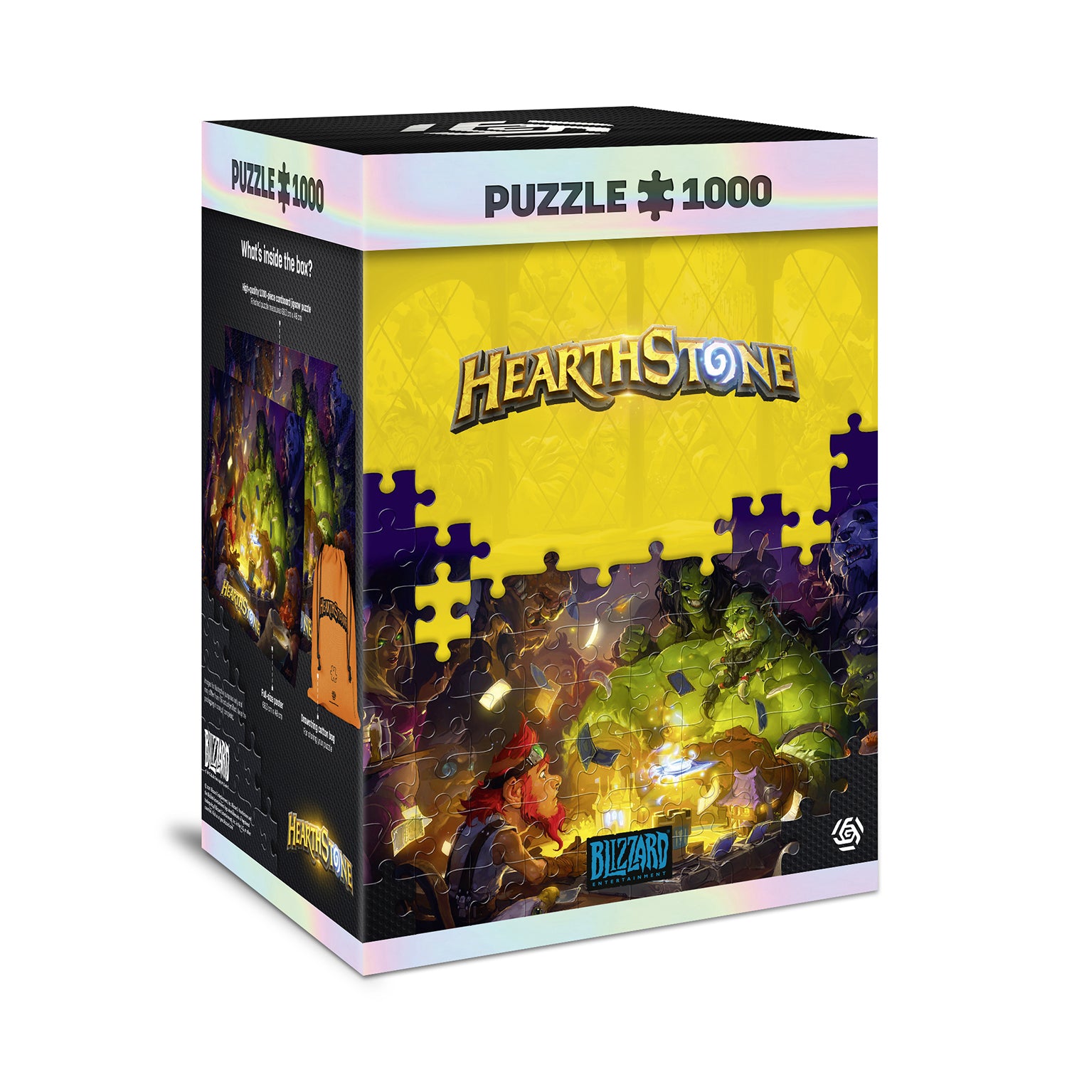 Hearthstone: Heroes of Warcraft 1000 Piece Puzzle in Yellow - Front View