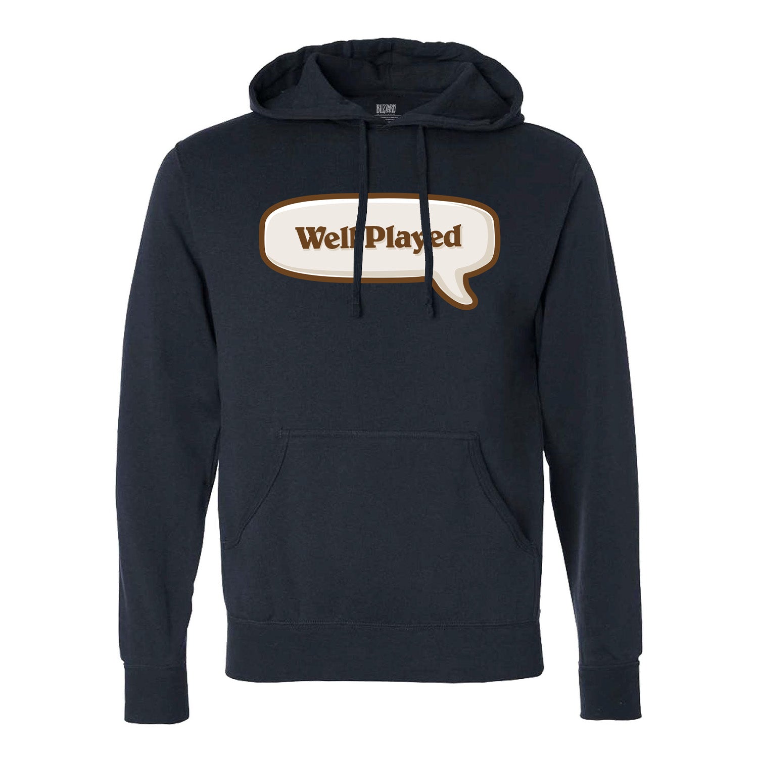 Hearthstone Well Played Navy Hoodie - Front View