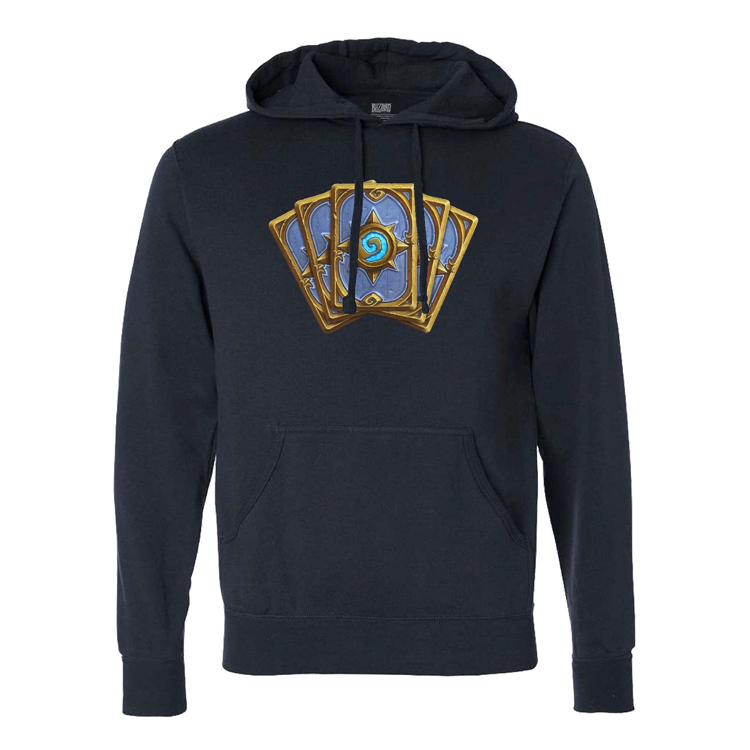 Hearthstone Cards Icon Navy Hoodie - Front View