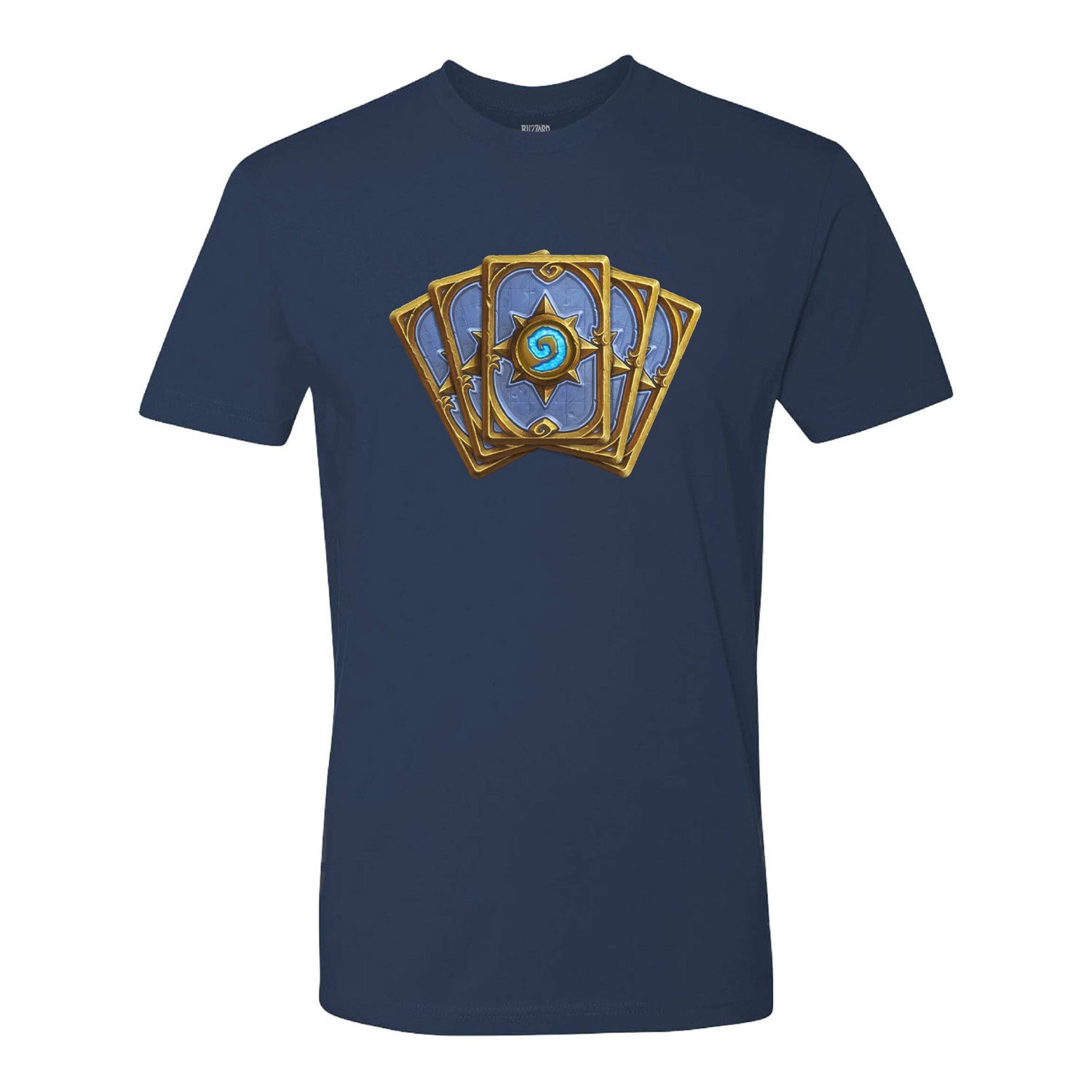 Hearthstone Cards Icon T-Shirt - Front View Indigo Version