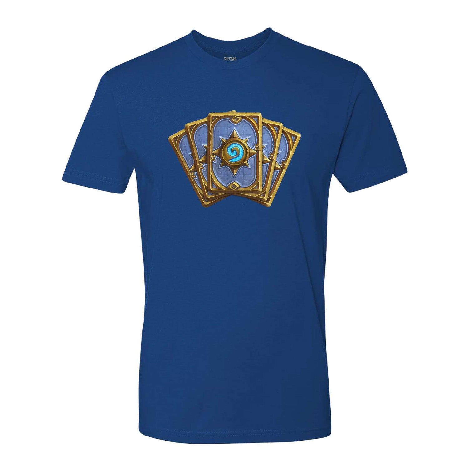 Hearthstone Cards Icon T-Shirt - Front View Royal Blue Version