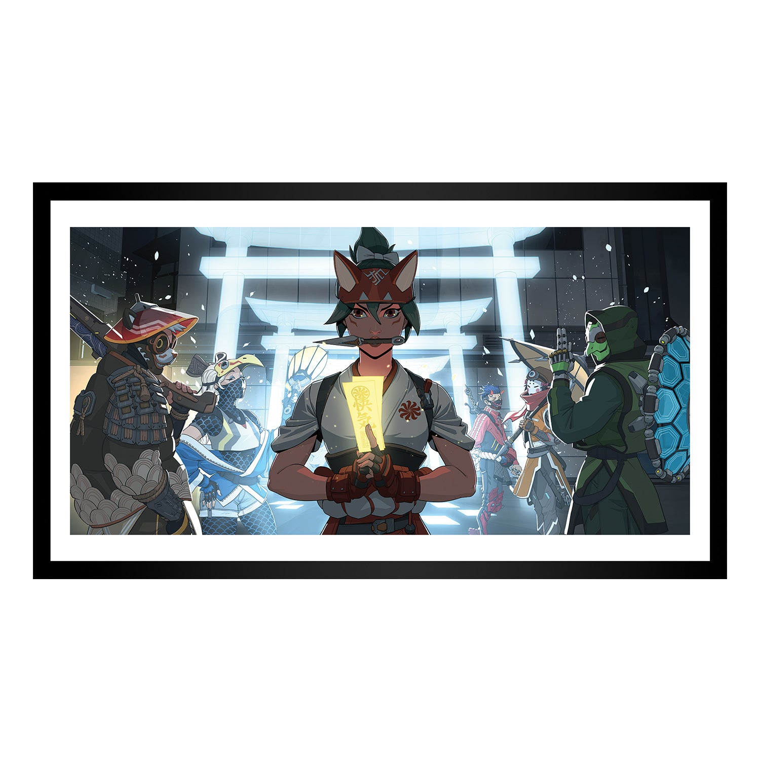 Marco Polo parkere stribet Kiriko Overwatch Art - Yokai of the Kanezaka 12 x 24 Framed Art Print –  Blizzard Gear Store