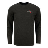 Diablo IV Charcoal Long Sleeve T-Shirt - Front View