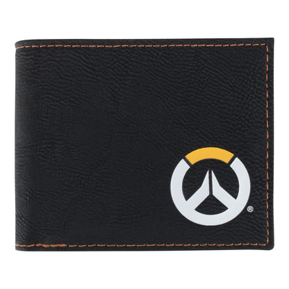Overwatch Logo Black Bifold Wallet - Front View