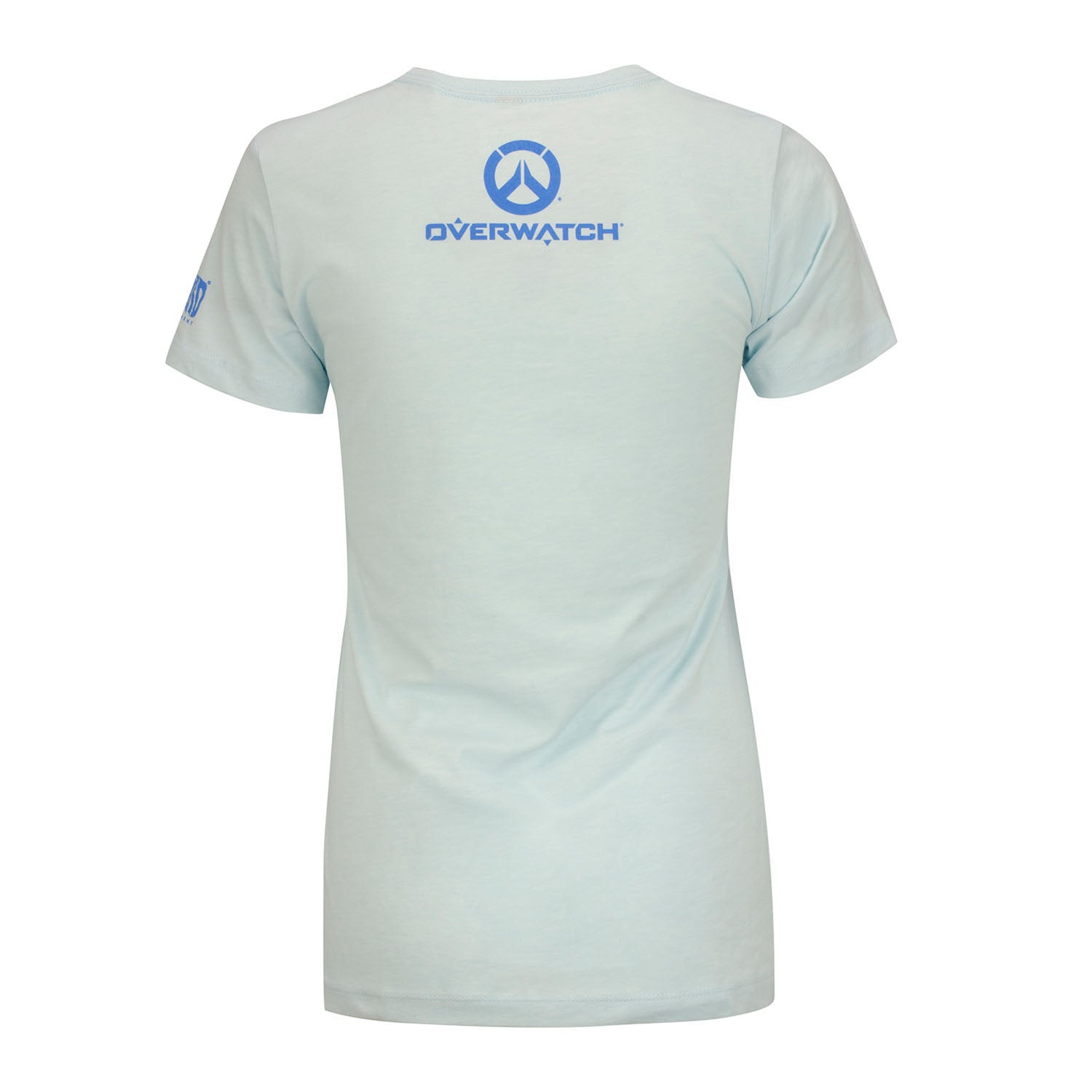 Overwatch Mei Women's Light Blue T-Shirt - Back View