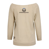 Overwatch Ana Women's Natural Long Sleeve T-Shirt - Back View