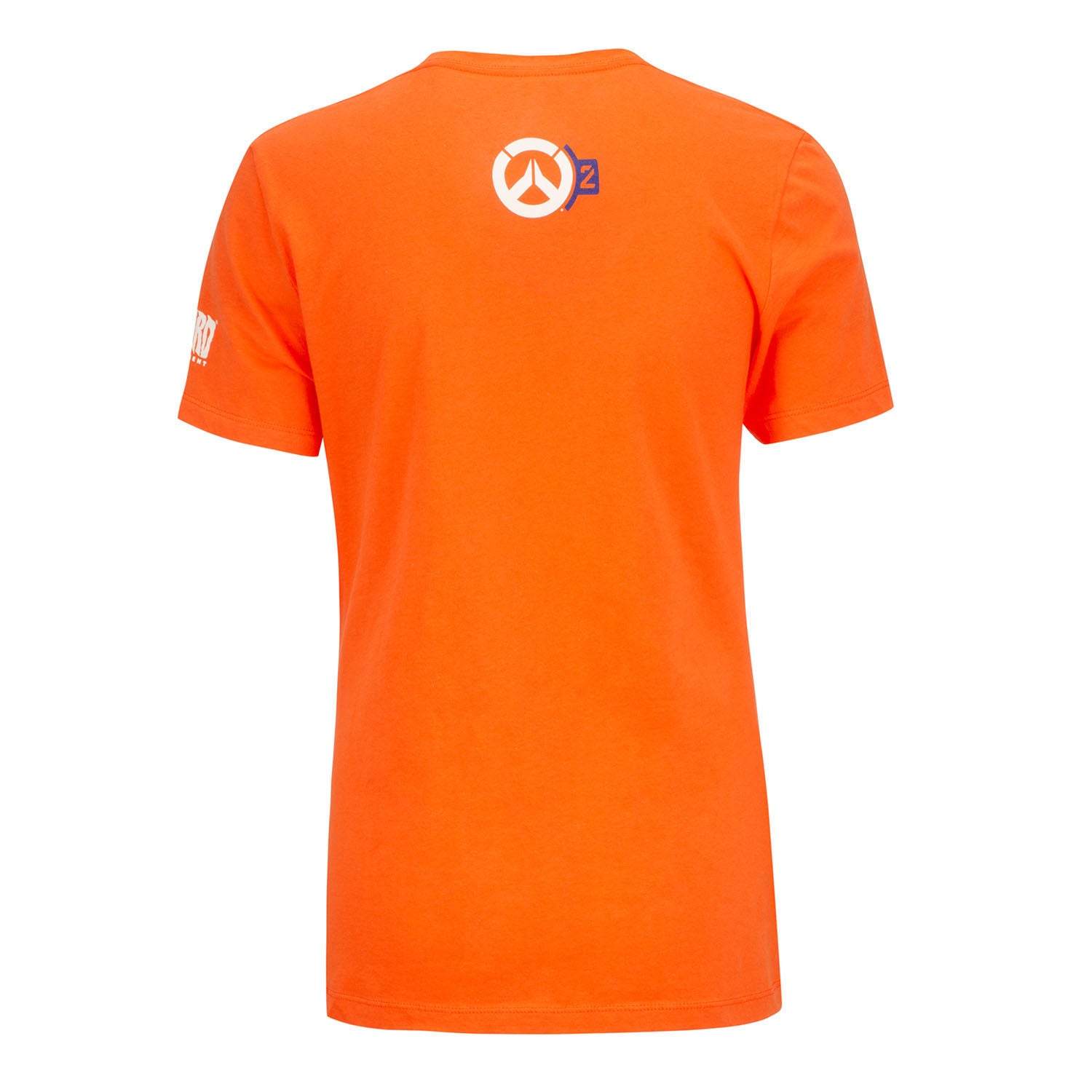 Overwatch 2 Tracer Women's Orange V-Neck T-Shirt - Back View