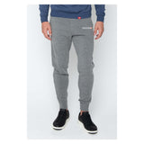 Overwatch 2 Heather Grey Logo Patch Joggers - Front View with Model