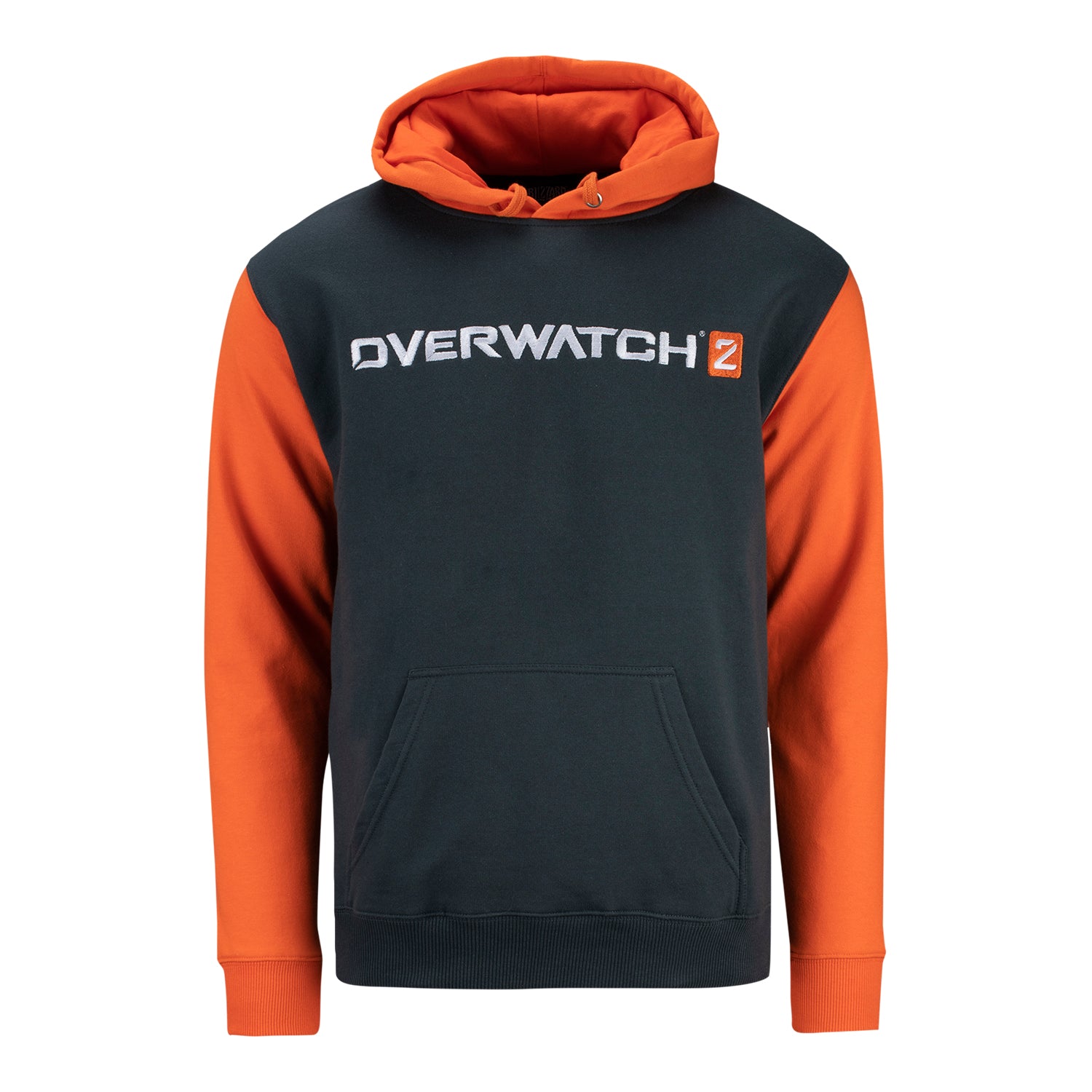 Overwatch 2 Charcoal Colorblock Hoodie - Front View