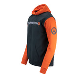Overwatch 2 Charcoal Colorblock Hoodie - Front Left Side View