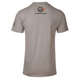Overwatch 2 Beige Logo T-Shirt - Back View