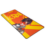 Overwatch 2 Tracer Gaming Desk Mat in Yellow - Right View