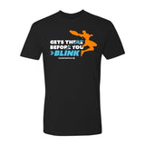 Overwatch 2 Tracer Blink Black T-Shirt - Front View