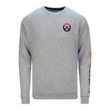 Overwatch 2 Grey Crewneck Sweatshirt - Front View with Overwatch Logo