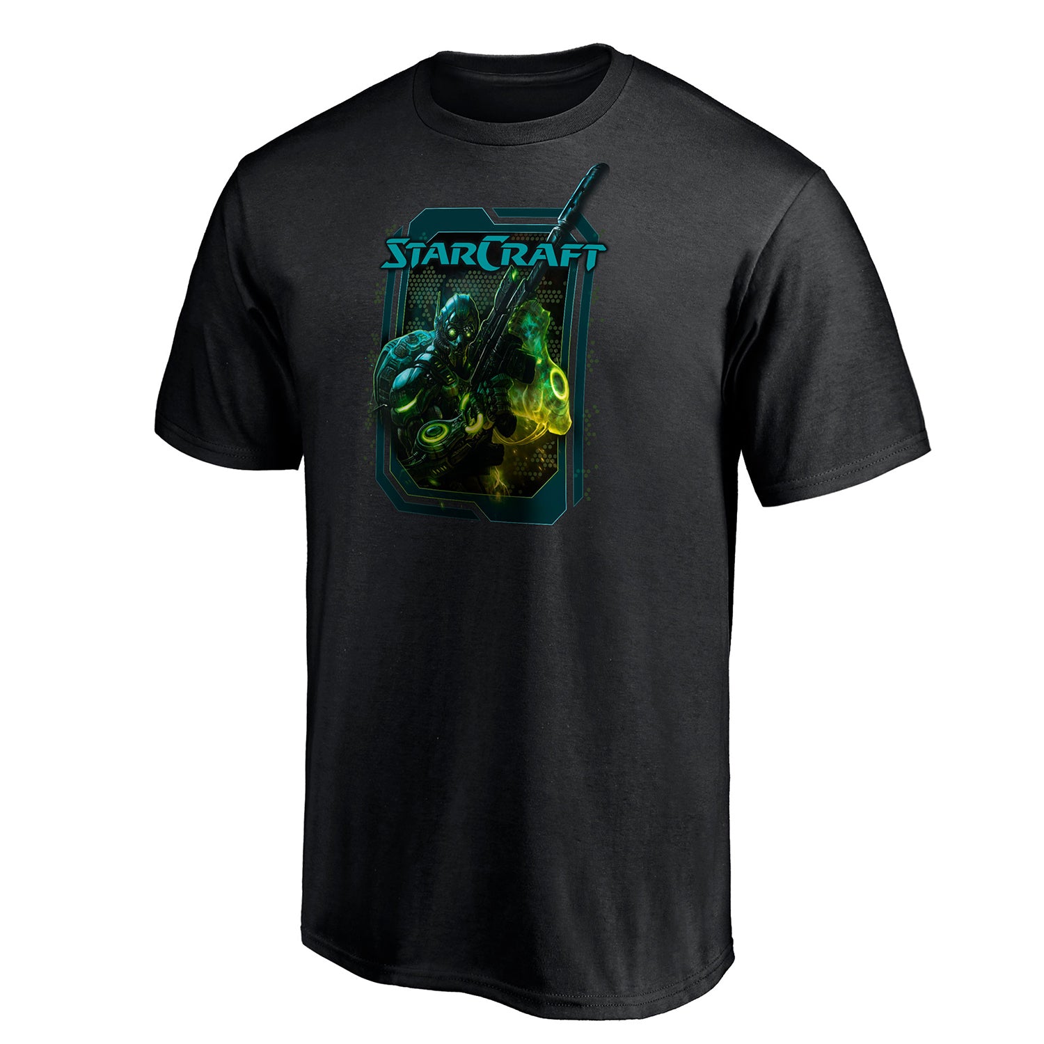 StarCraft Black Rectangle T-Shirt - Front View
