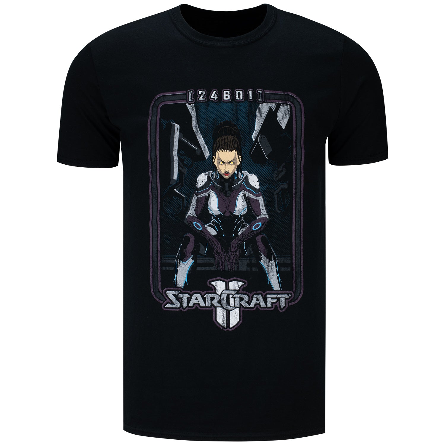 StarCraft Kerrigan J!NX Black Anniversary T-Shirt - Front View
