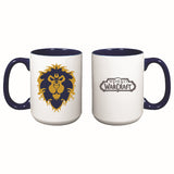 World of Warcraft Alliance 15oz Ceramic Mug in Blue - Left and Right View