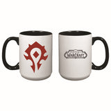 World of Warcraft Horde 15oz Ceramic Mug in Red - Left and Right View