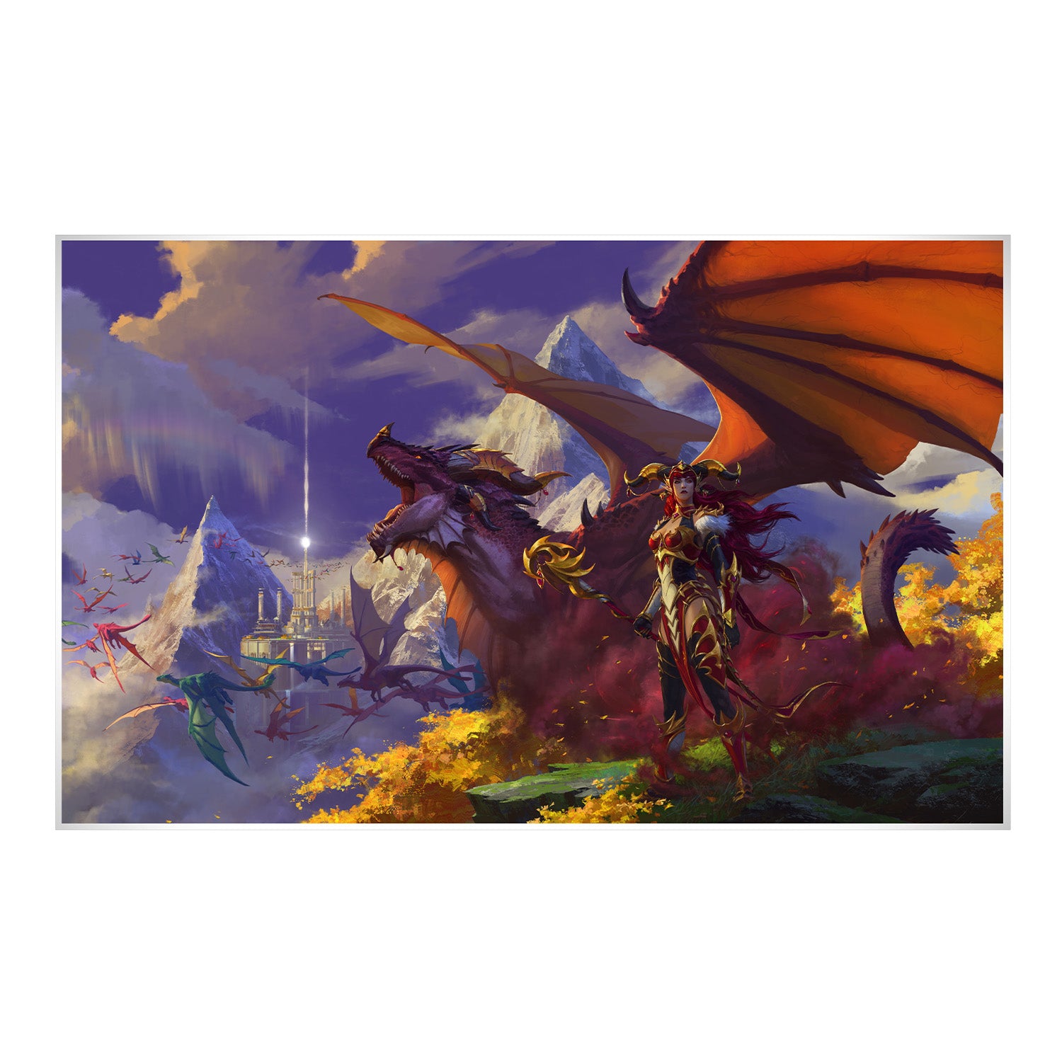 World of Warcraft Return to the Dragon Isles 12 x 23.25 in Poster - Front View