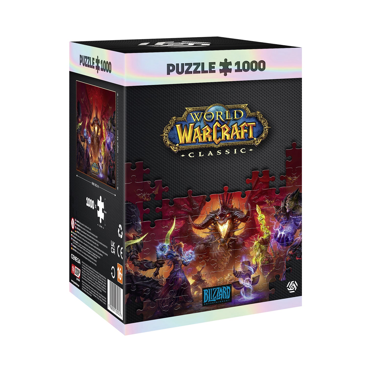 World of Warcraft: Classic Onyxia 1000 Piece Puzzle in Red - Box View