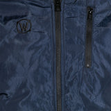 World of Warcraft Shadowlands Navy Bomber Jacket - Zipper View