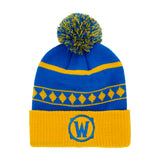 World of Warcraft Alliance Blue Pom Beanie - Front View